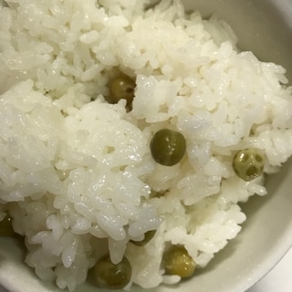 もち米入り☆実えんどうの豆ご飯(^○^)